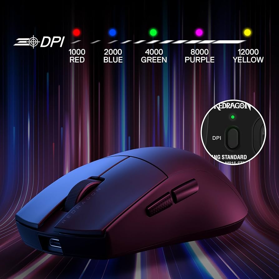Amazon.com: Redragon M916 STD 3-Mode Wireless Gaming Mouse